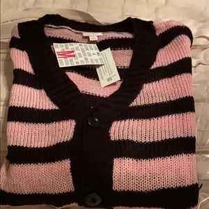 Lularoe black and pink Lucille sweater